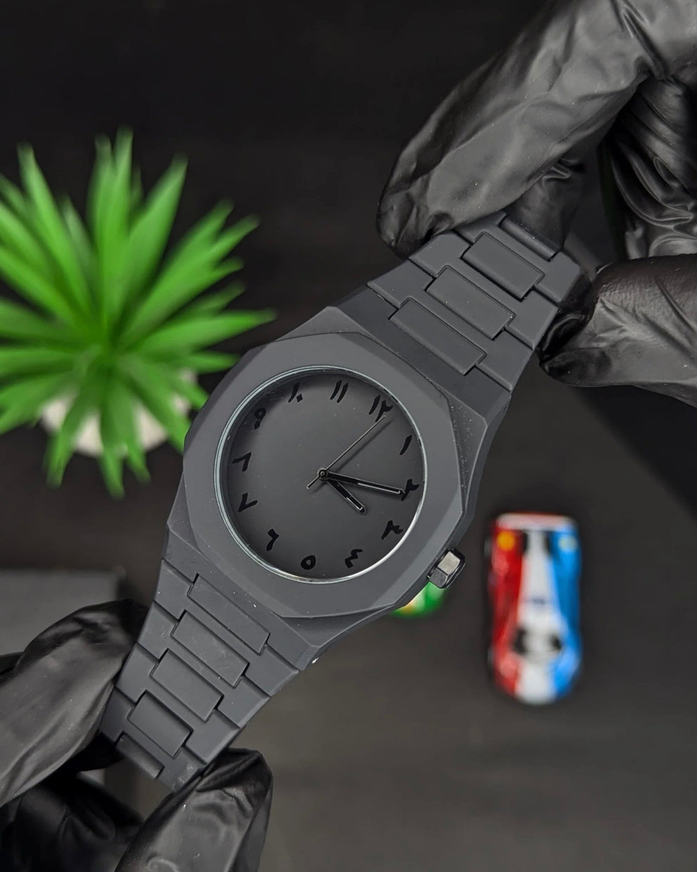 Black Arabic Aura Watch