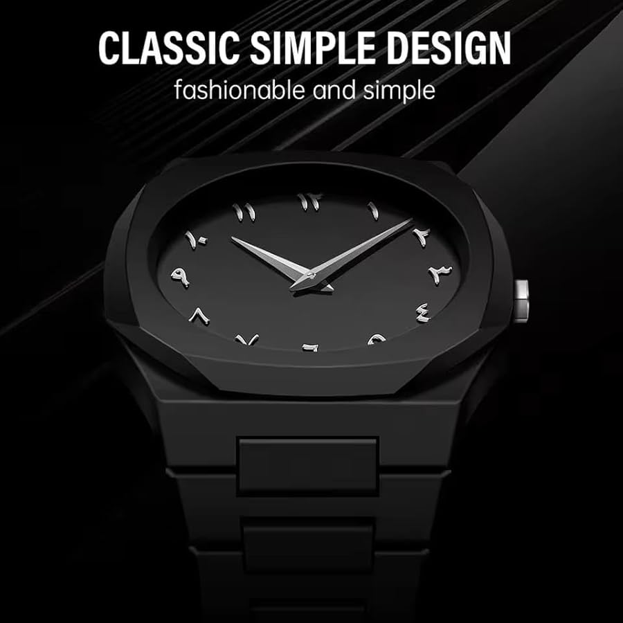 Black Arabic Aura Watch