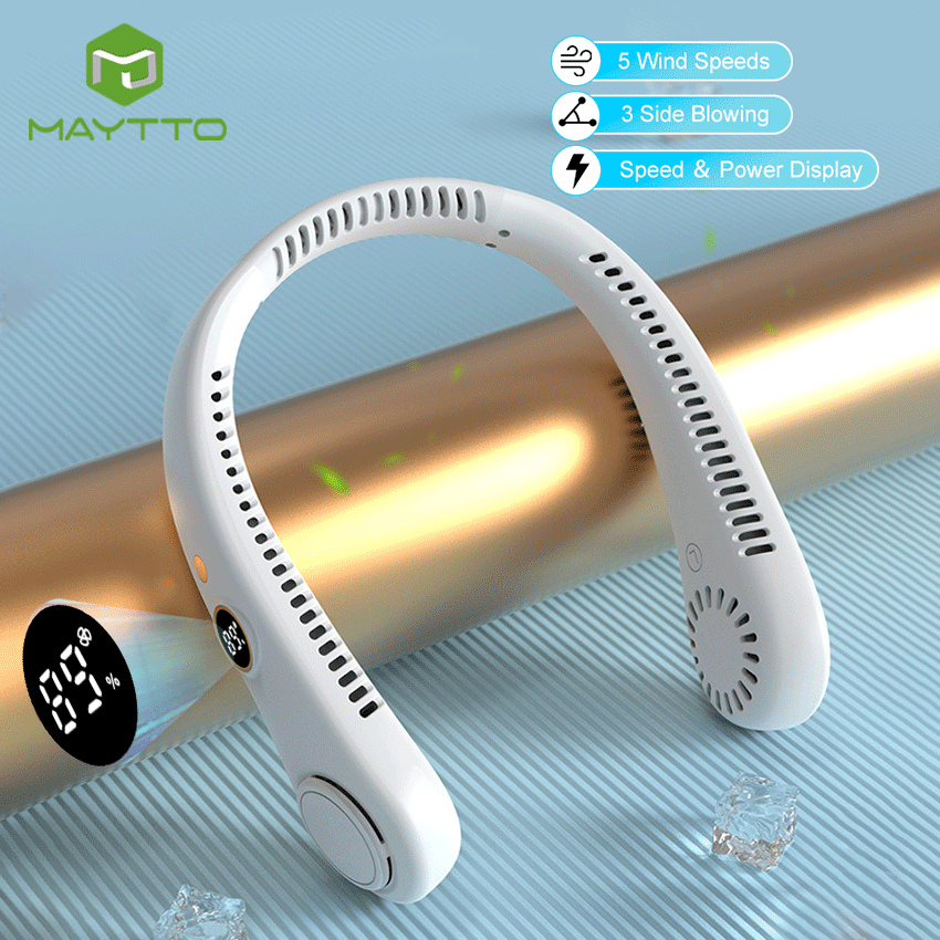 Portable Hanging Neck Fan Rechargeable