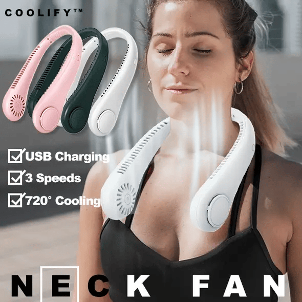 Portable Hanging Neck Fan Rechargeable