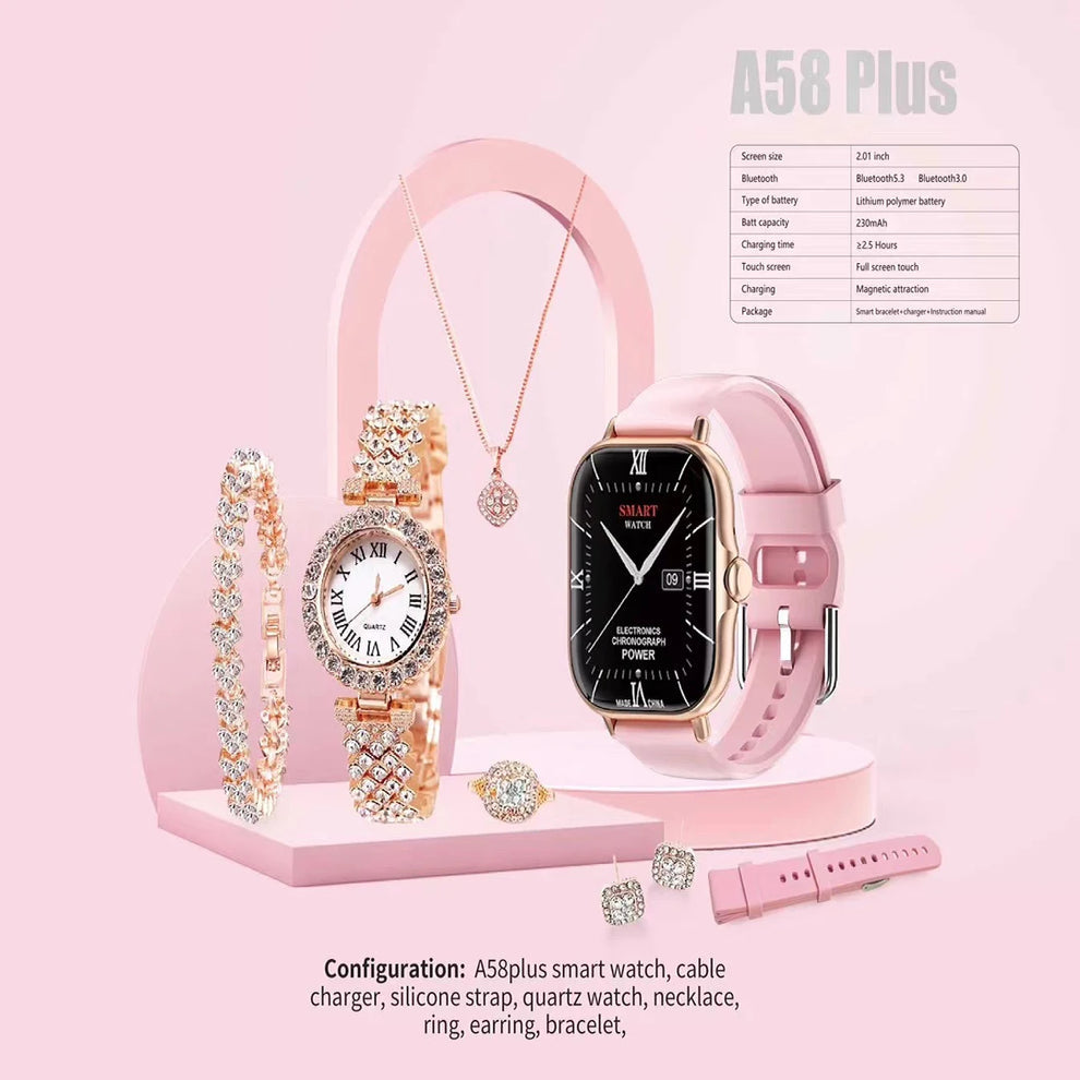 A58 Plus 6 IN 1 Smartwatch
