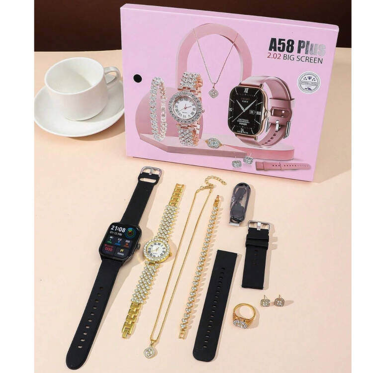 A58 Plus 6 IN 1 Smartwatch